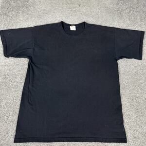 Vintage Nike Shirt Mens 2XL Tall Black Embroidered Script Logo Made USA 90s